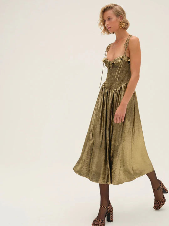 bethany midi dress for love and lemons For Love & Lemons Bethany Midi Dress