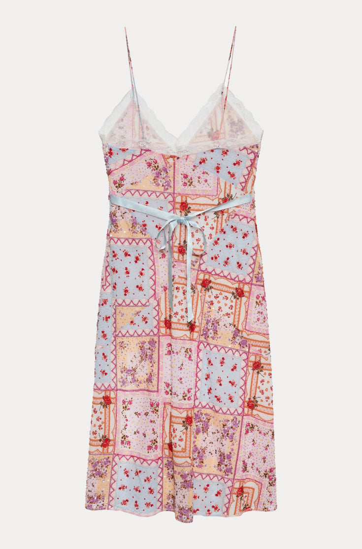 beaded handkerchief dress Beaded Handkerchief Midi Dress Marcelle Lifestyle