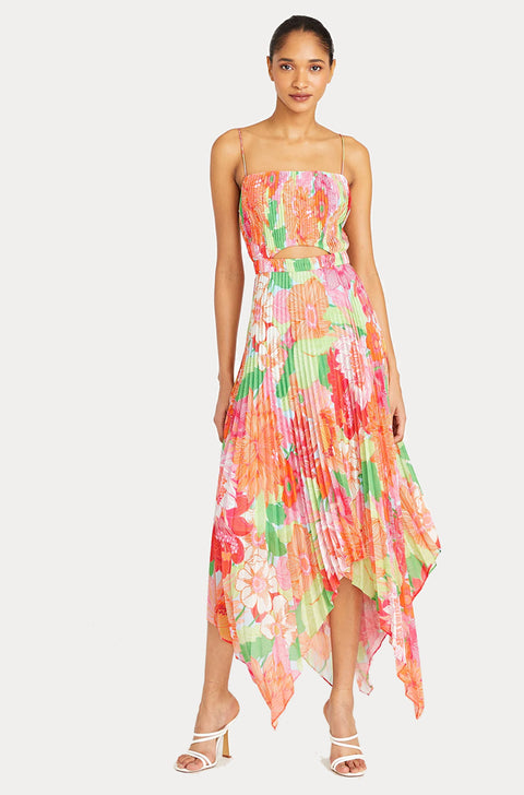 amur lorena strapless mini dress