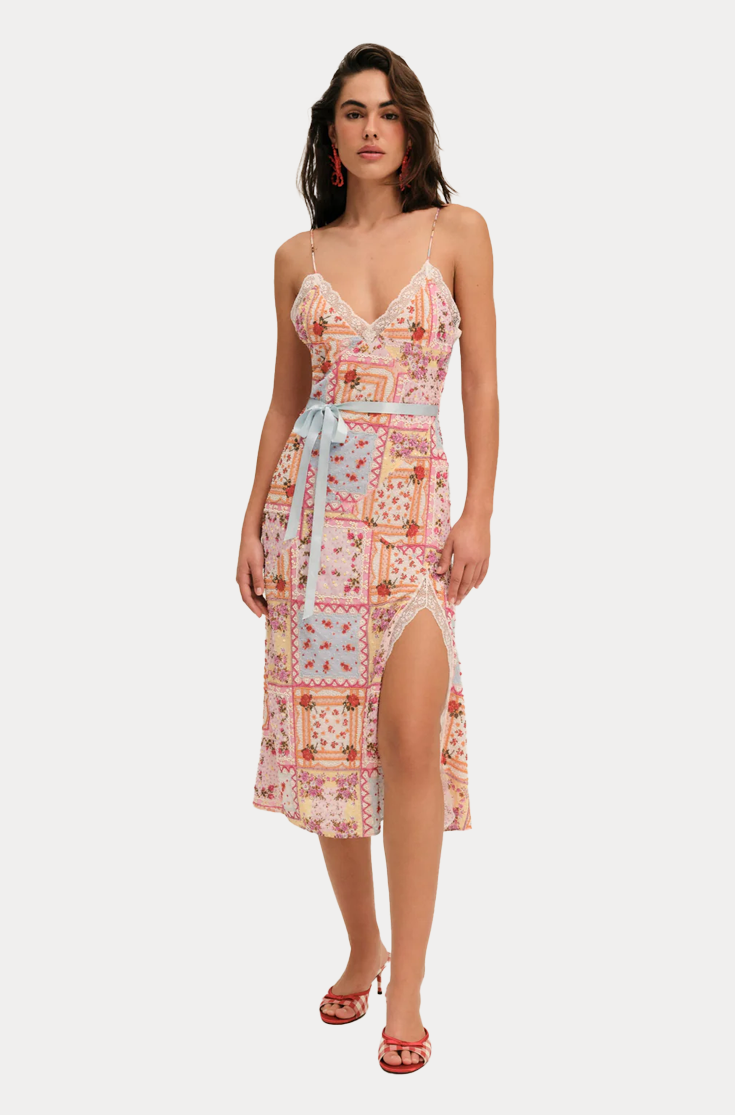 beaded handkerchief dress Beaded Handkerchief Midi Dress Marcelle Lifestyle