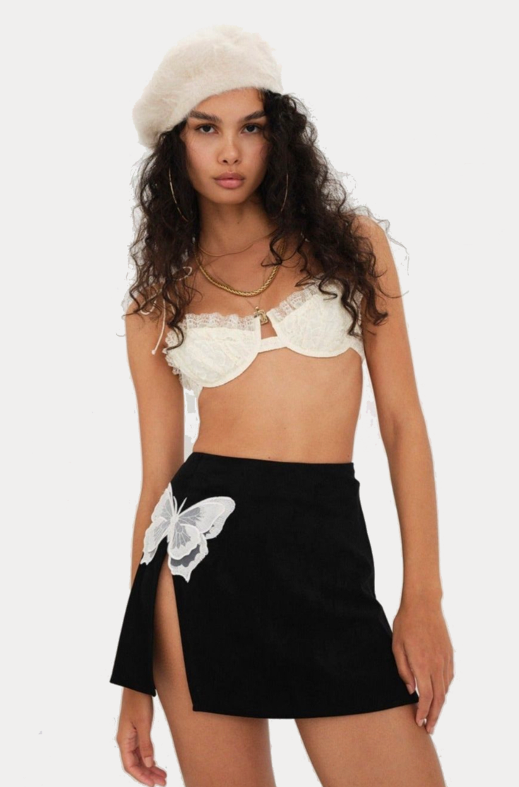 For love and lemons pierre bustier top shop